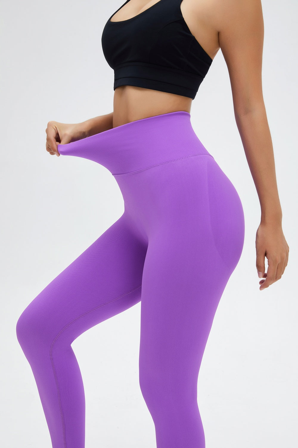 Aktive Leggings mit hoher Taille