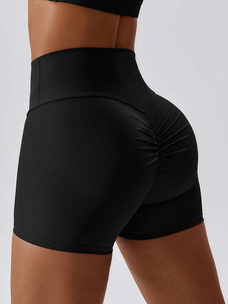 Sport-Shorts mit schmaler Passform und breitem Bund