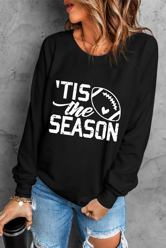 Sweatshirt mit Rundhalsausschnitt und Fußball-Grafik