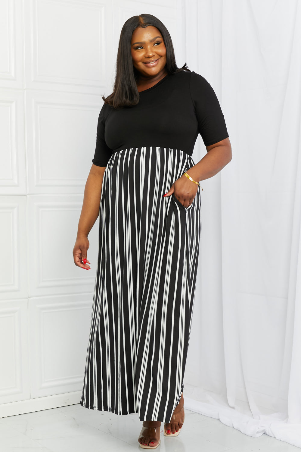 Celeste Essential Full Size Maxi Dress