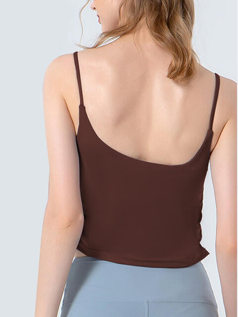 Gerüschtes Sport-Camisole