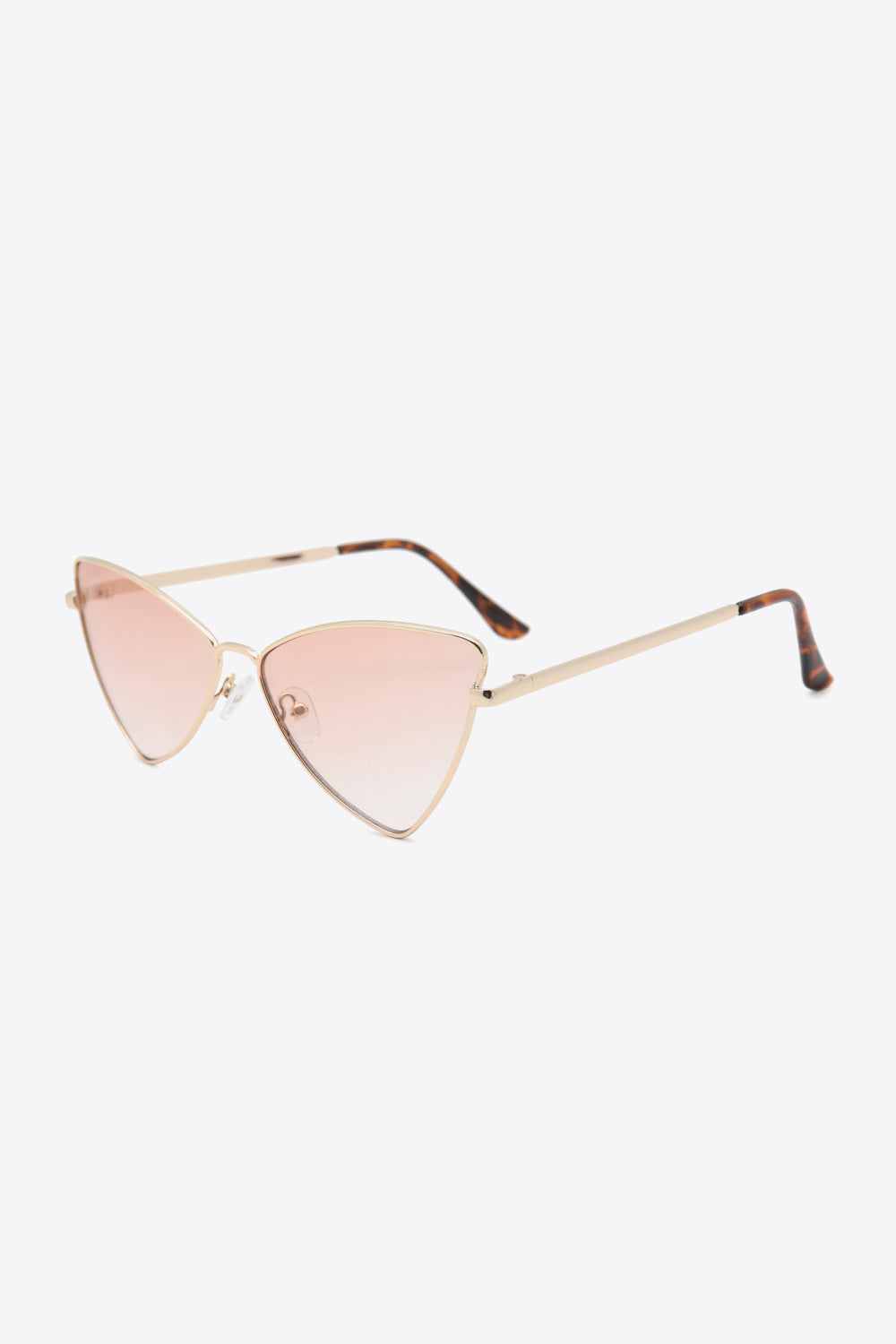 Cat-Eye-Sonnenbrille mit Metallrahmen