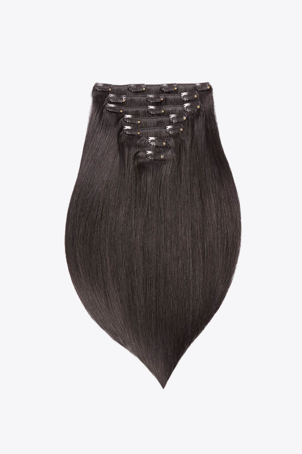 Extensiones de cabello con clip de 20 "y 120 g Cabello humano indio