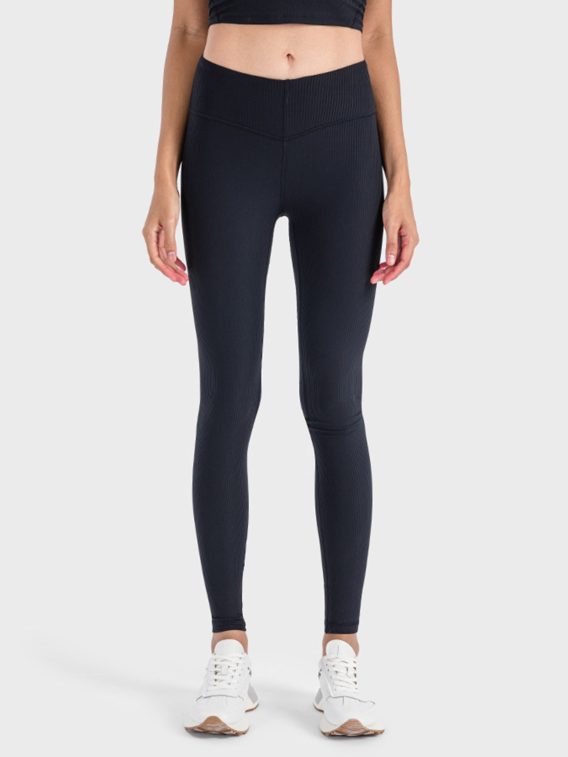 Sport-Leggings mit breitem Bund