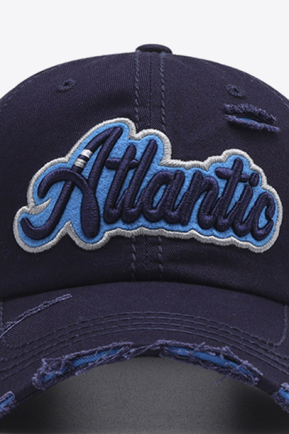 ATLANTIC Baseballkappe mit Grafik im Used-Look