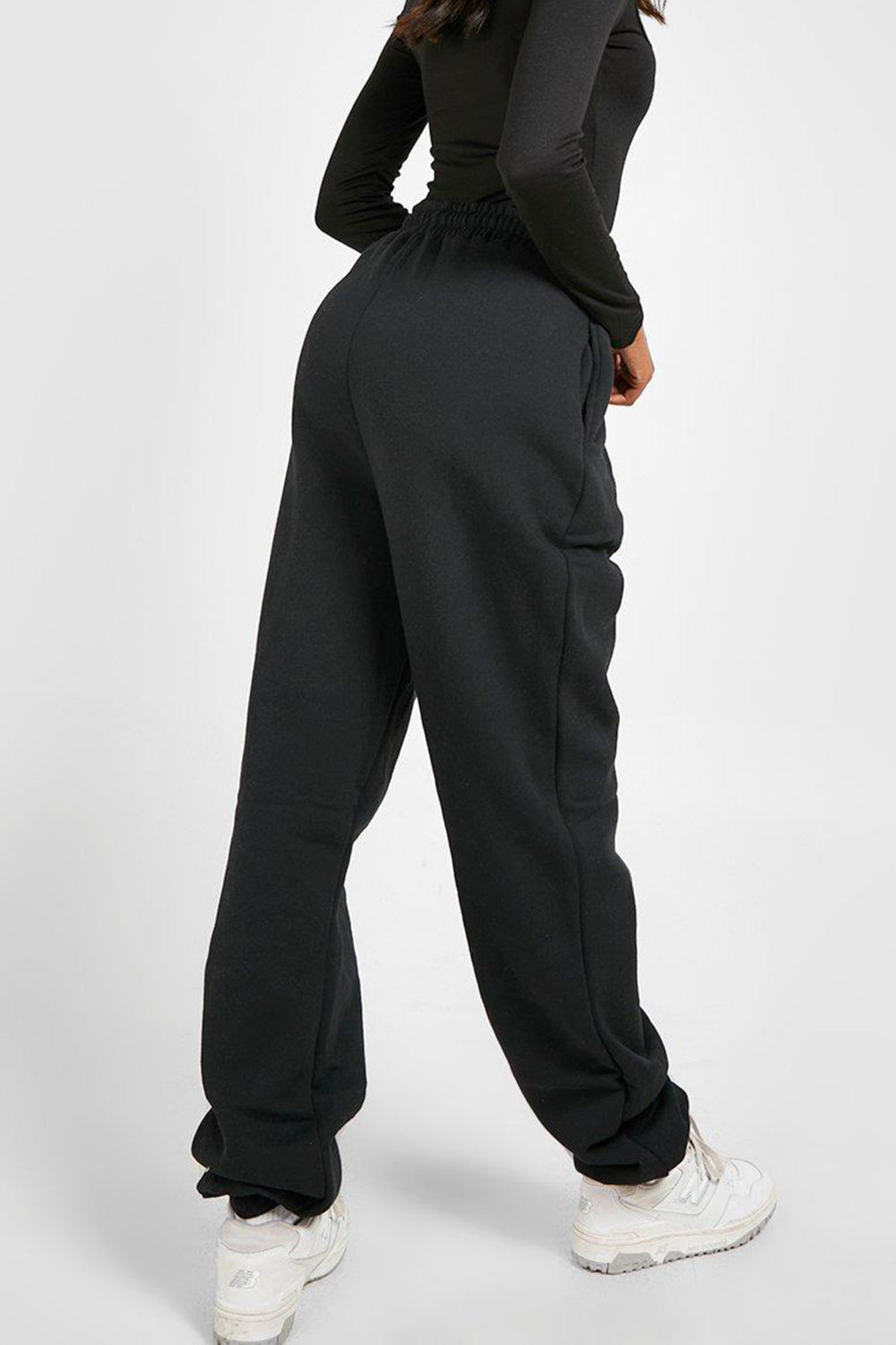 Simply Love Simply Love Full Size Drawstring HAVE A GOOD MOOD EVERY DAY Graphic Long Sweatpants