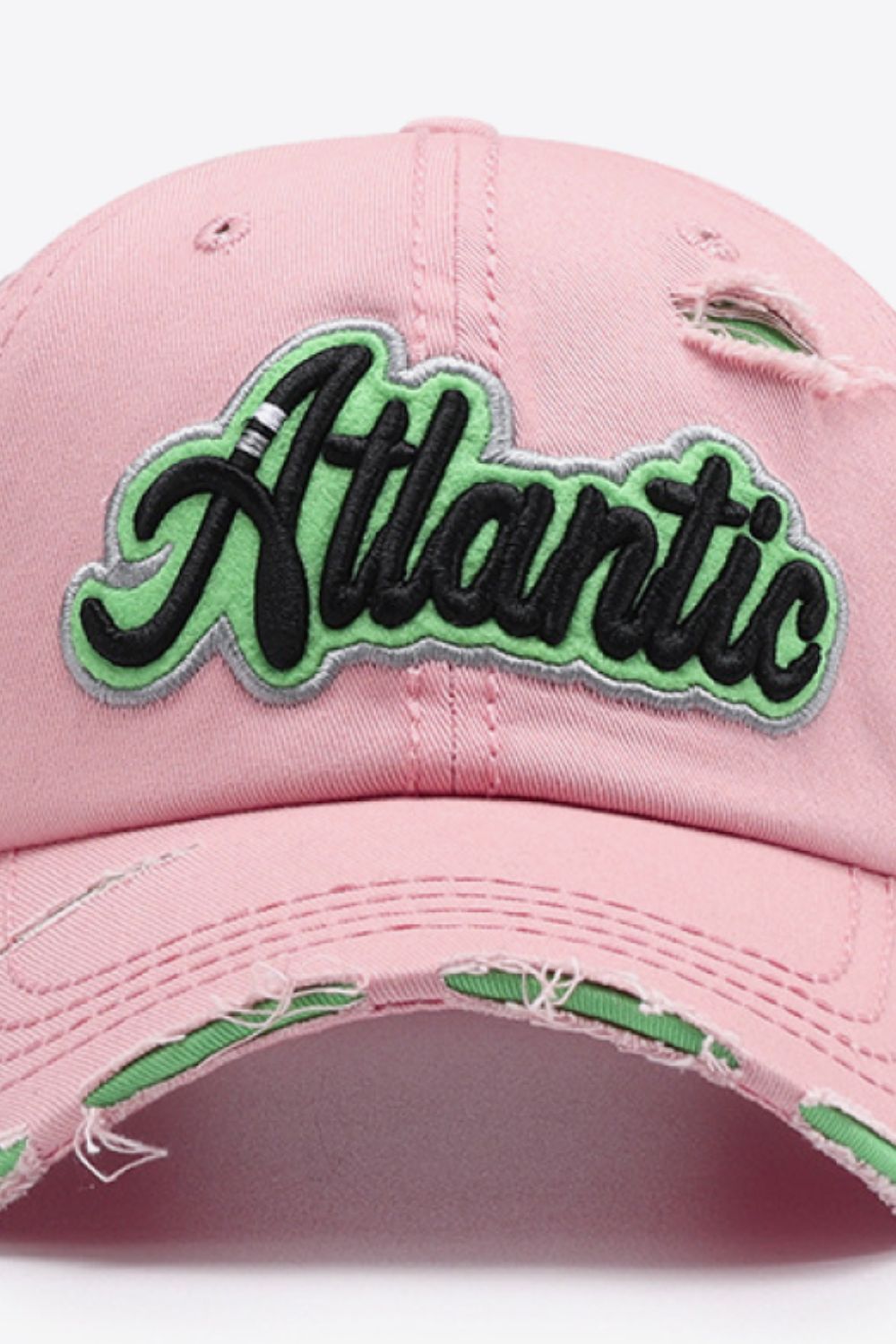 ATLANTIC Baseballkappe mit Grafik im Used-Look