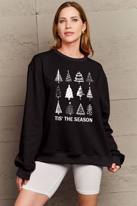 Simply Love Full Size Christmas Tree Graphic Sweatshirt