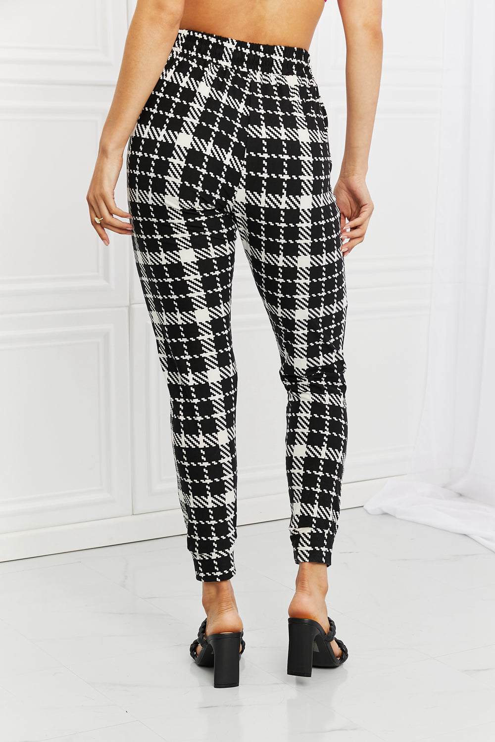 Leggings Depot Stay In Full Size Printed Joggers