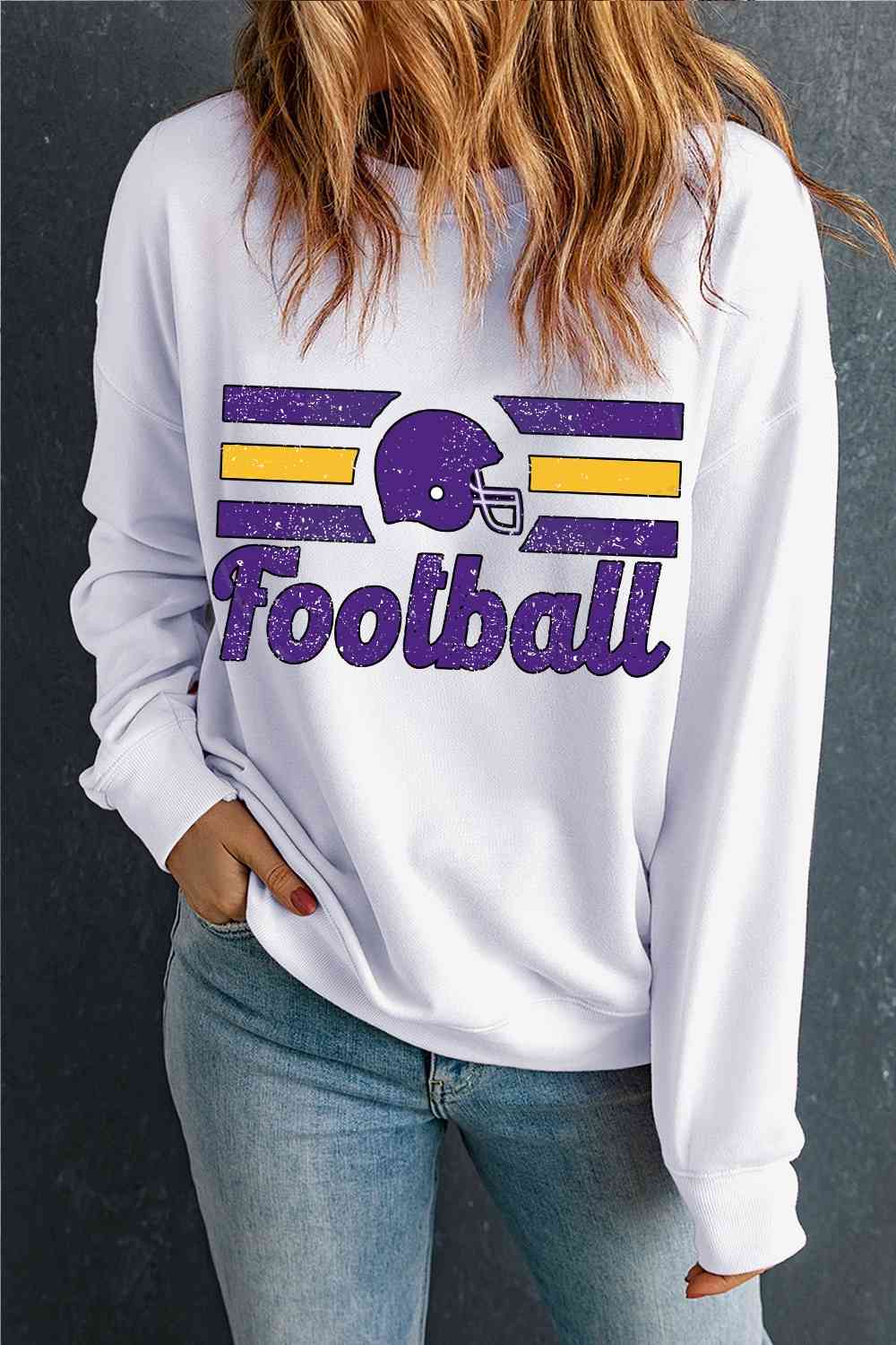 FOOTBALL Langarm-Sweatshirt mit Grafik