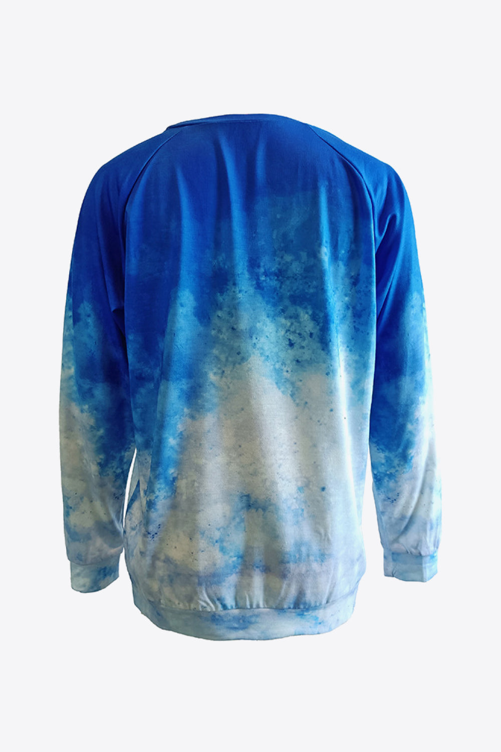 Sweatshirt mit Batikmuster und Raglanärmeln und Schmetterlings-Grafik