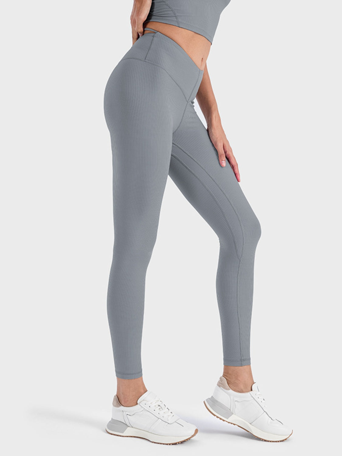 Sport-Leggings mit breitem Bund