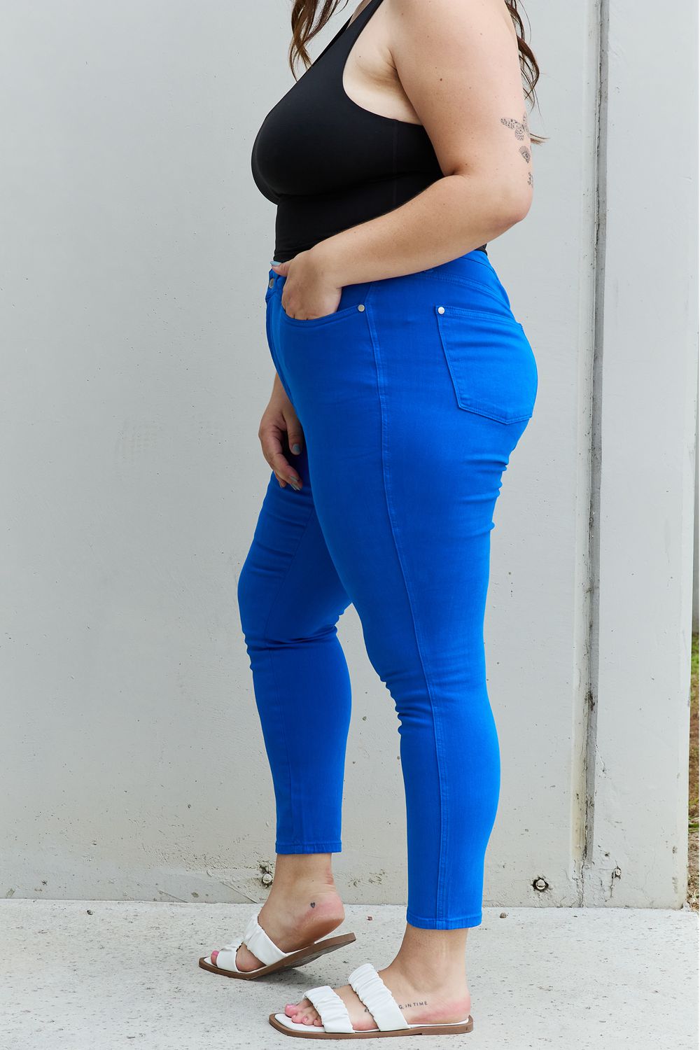 Judy Blue Stacy Full Size High Waist Tummy Control Skinny Jeans